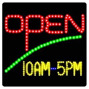 10am to 5pm